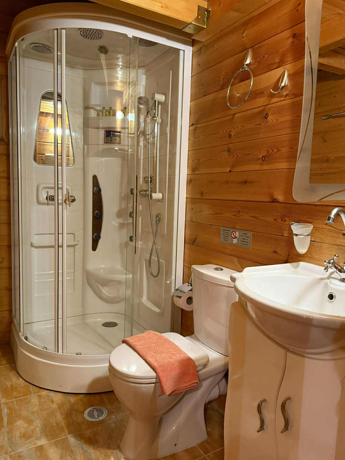 Finnish wooden suite for 2 people two levels-Ξύλινη Suite Αθηνά